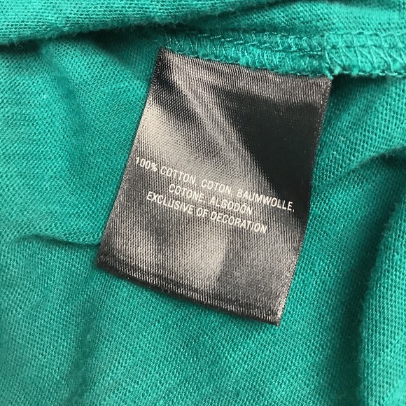 Anthropology Deletta Boho Bohemian Top Women XS Raw Edge Beaded Green Festival - Picture 5 of 9